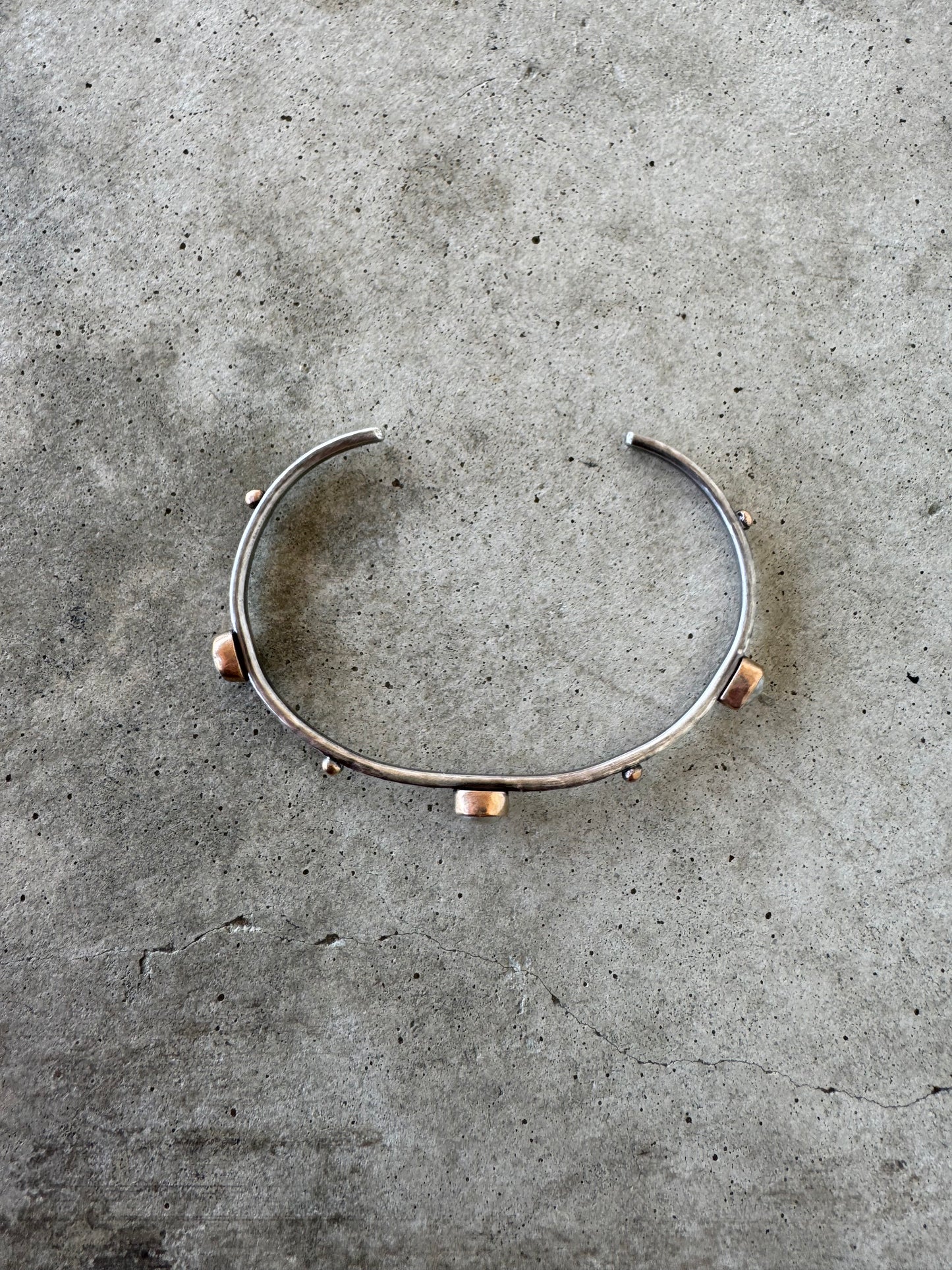 Pearl and dot cuff